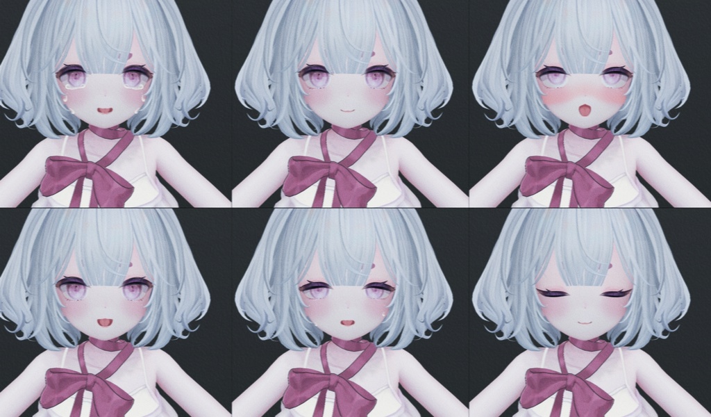 【Soraha専用】Makeup and 18 face animations