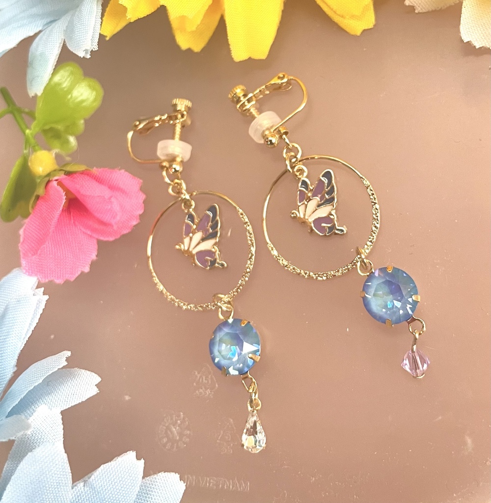 ヒュチュカモチーフイヤリング/ピアス