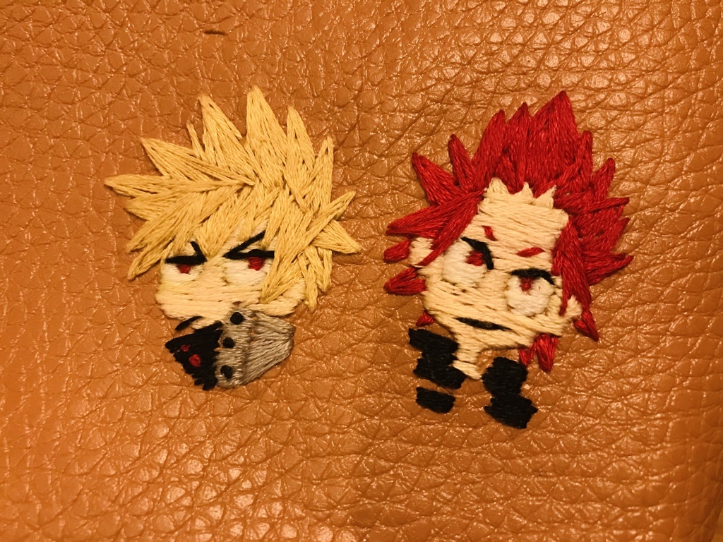 ヒロアカ 切勝 手刺繍ポーチ - donadona5 - BOOTH