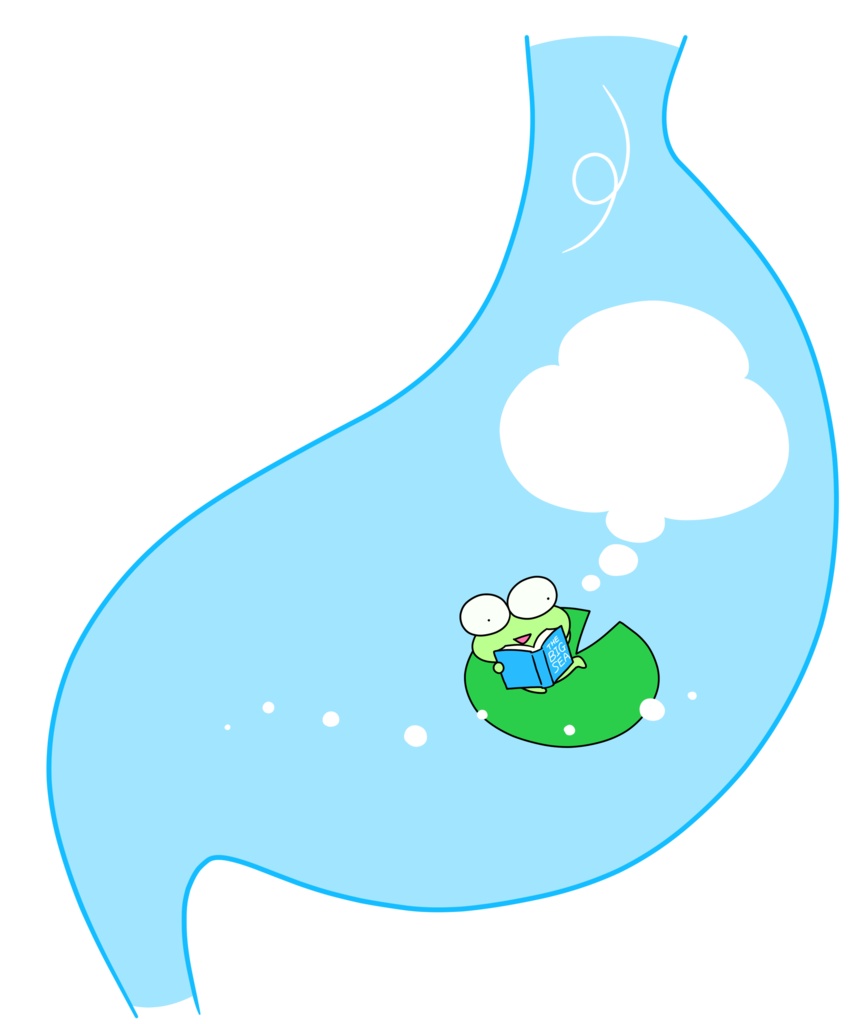 胃の中のかへる両面Tシャツ