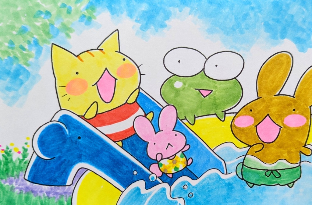 🐘ゾウさんのすべり台🐘