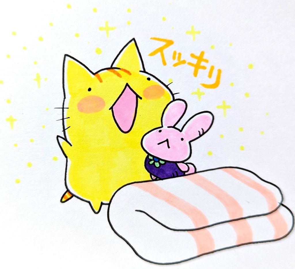 ✨風邪が治ったぷねこ✨