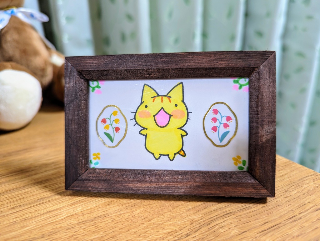 ミニ額アート💖ぷねこ