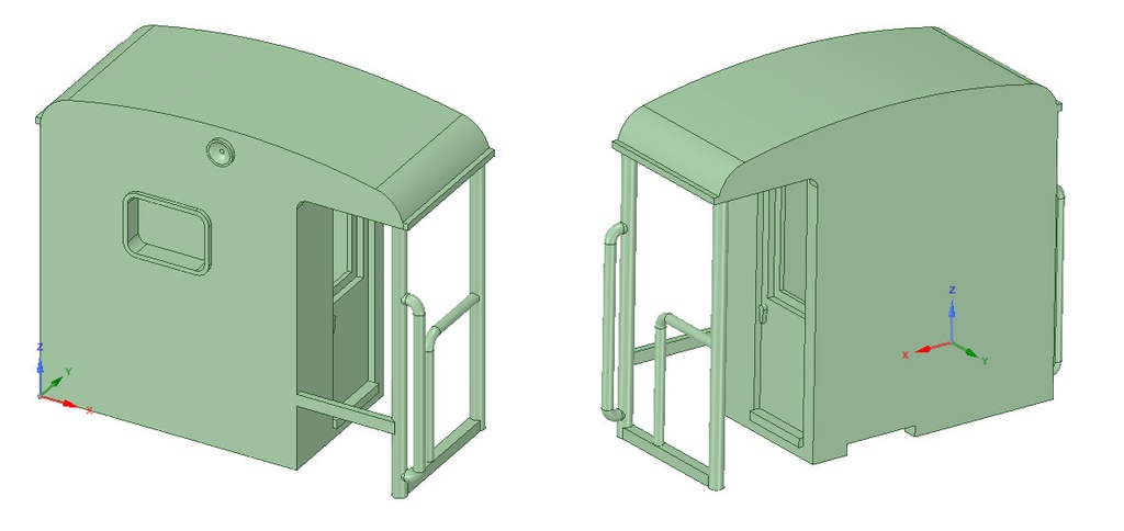 ホキフ の 車掌室部分 (2個入)
