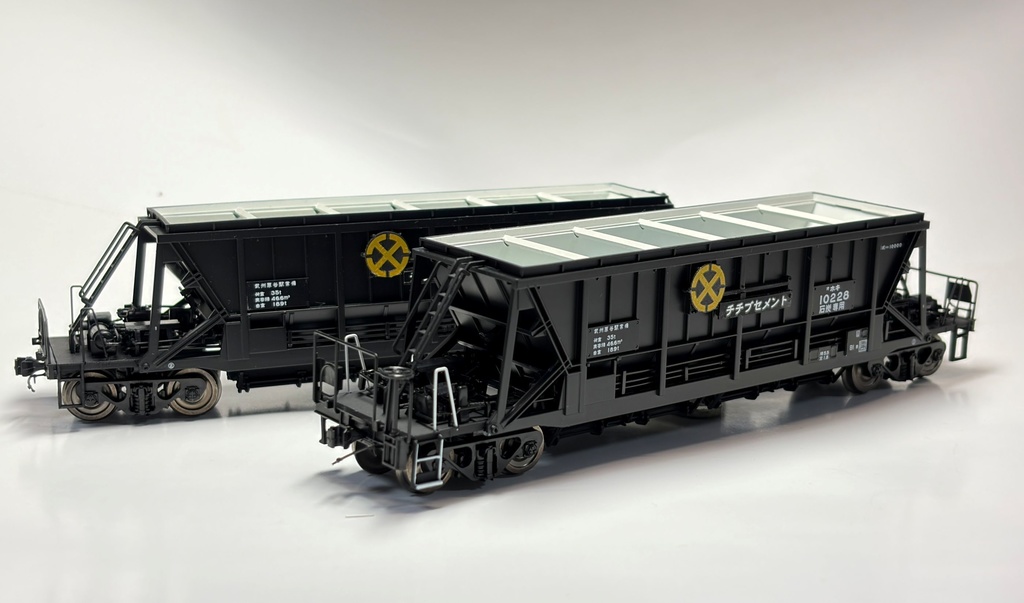 HO ホキ10000 チチブセメント化 社紋社名板パーツ　１０両分