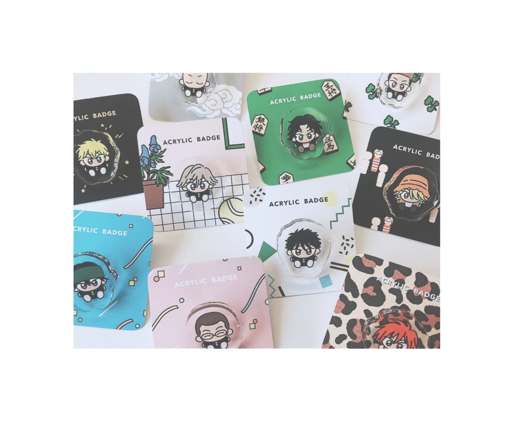 アクリルバッジ