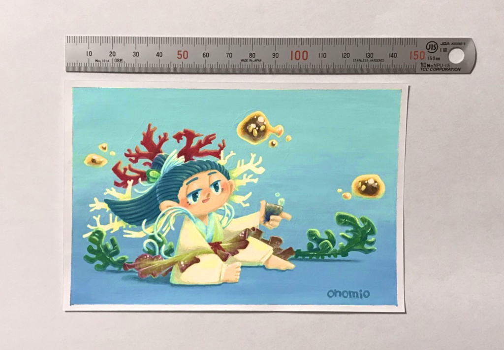 【原画】海藻サラダの妖怪