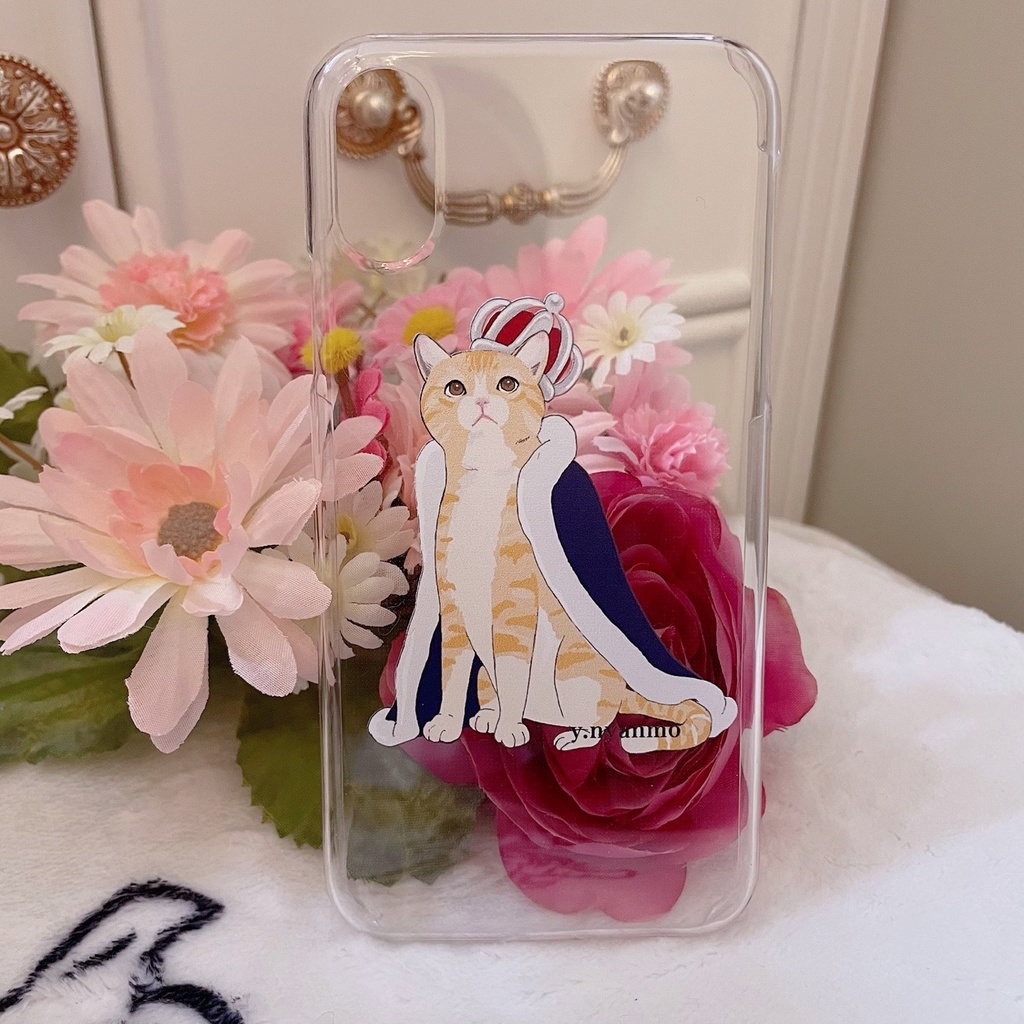 王冠猫 クリアiPhoneケース - iPhone12/12 Pro/12ProMax/ 11 /11Pro