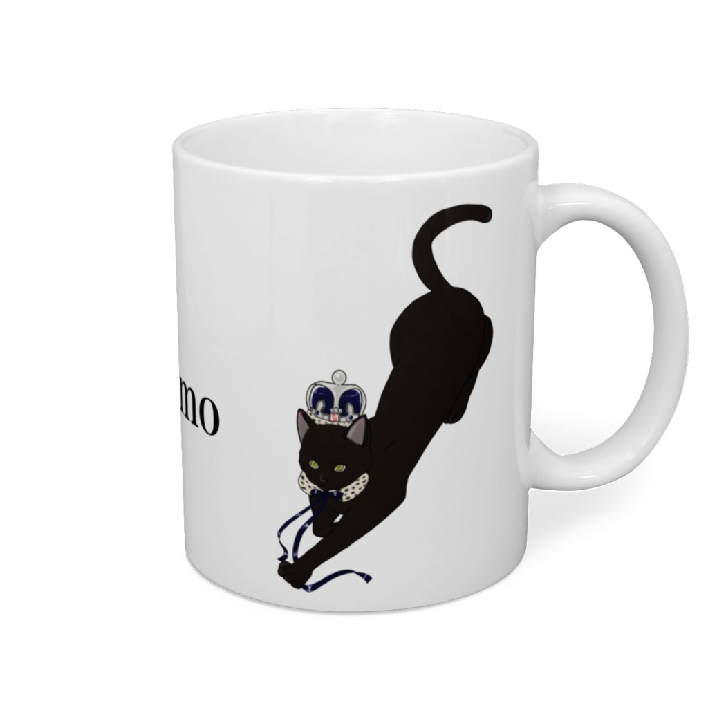 黒猫　マグカップ