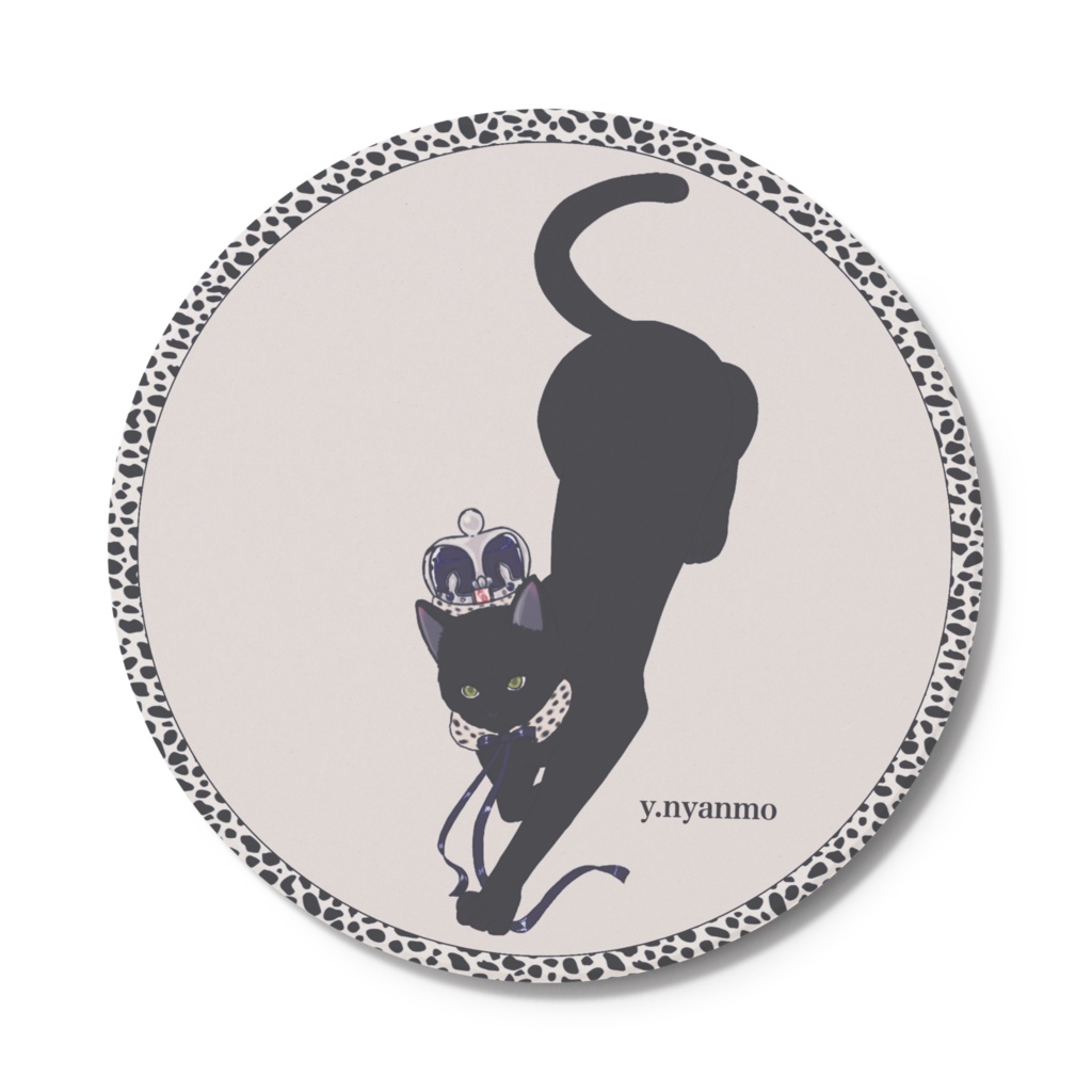 黒猫コースター