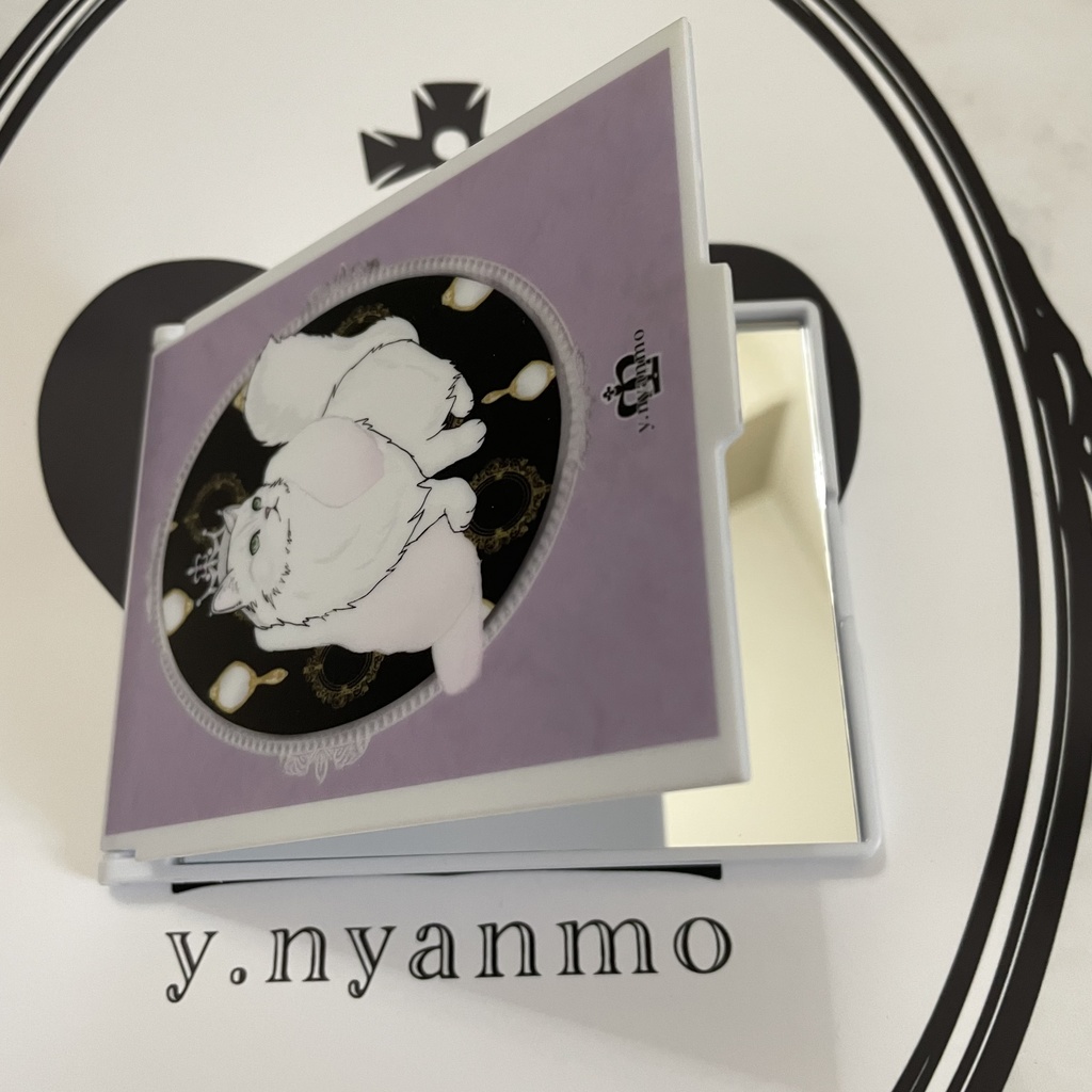 チンチラシルバー スタンドミラー