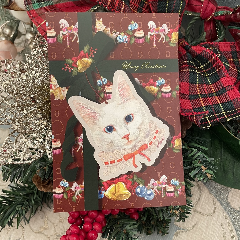 チャリティークリスマスポストカード 2種類 1枚100円寄付