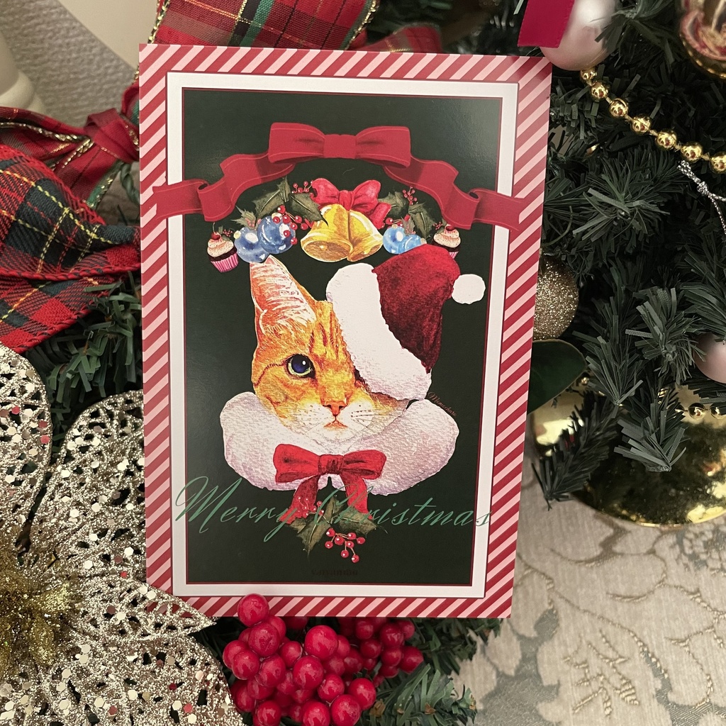 チャリティークリスマスポストカード 2種類 1枚100円寄付