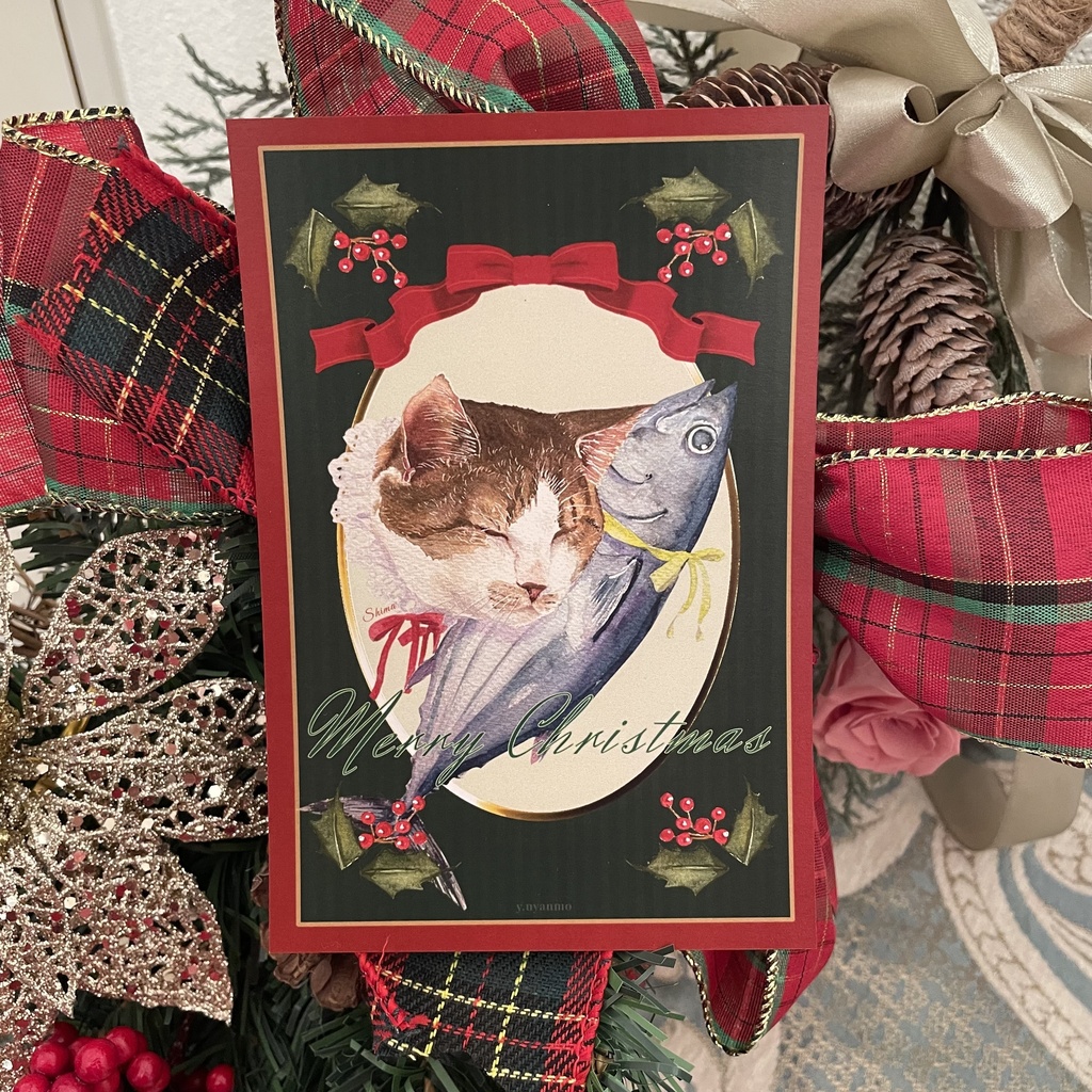 チャリティークリスマスポストカード 2種類 1枚100円寄付