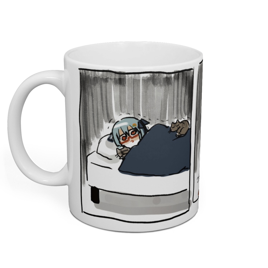 絶望就寝ハンバーガーちゃんマグカップ