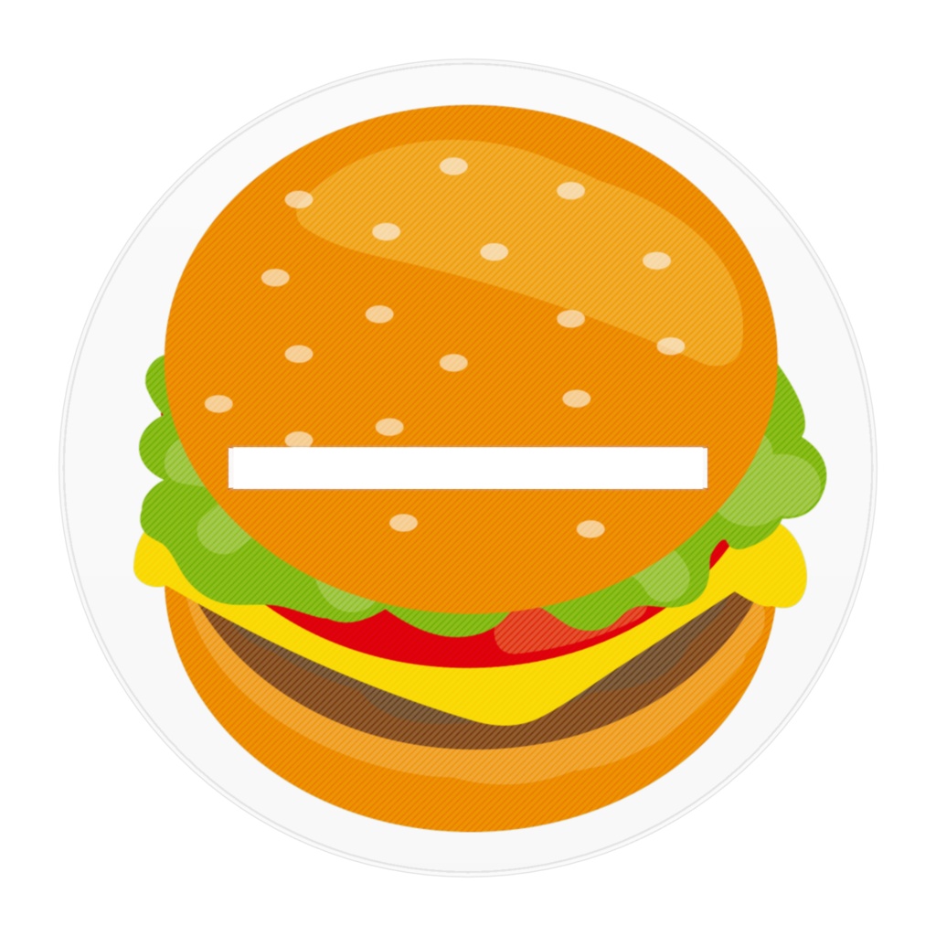 ハンバーガーちゃんオススメ!!アクリルスタンド