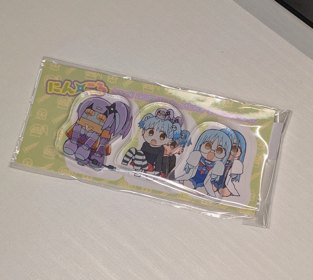 にんころミニアクリルスタンドセット3(シール付き)