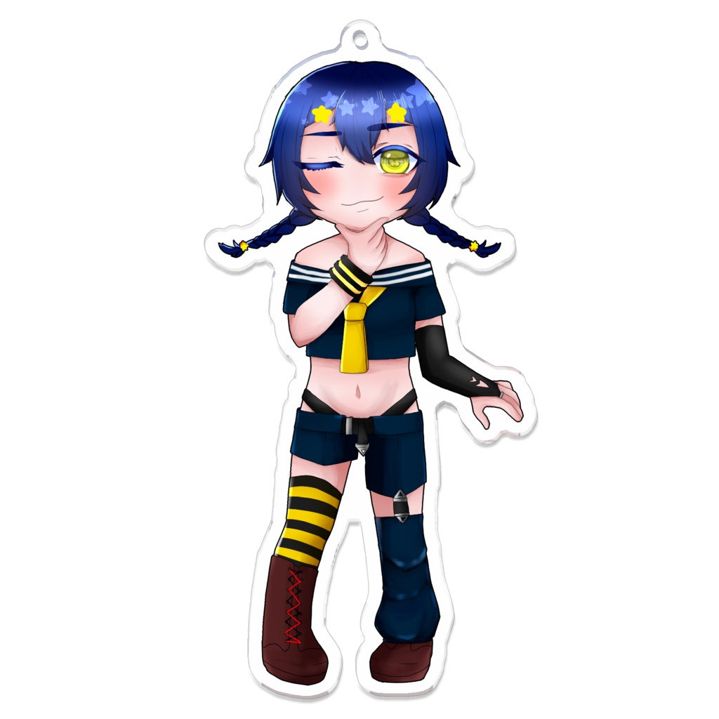 hanbi アクリルキーホルダー コーティング