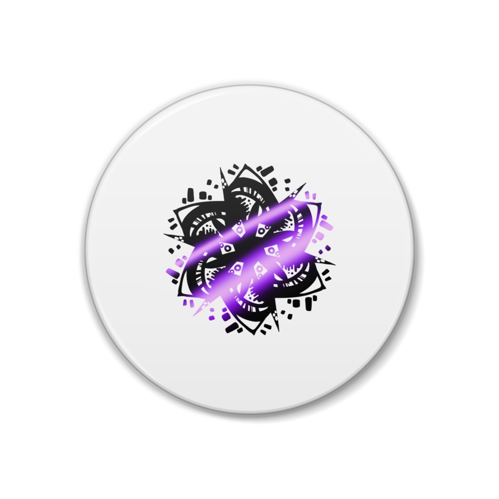 【どろぼはん】止国缶バッチ