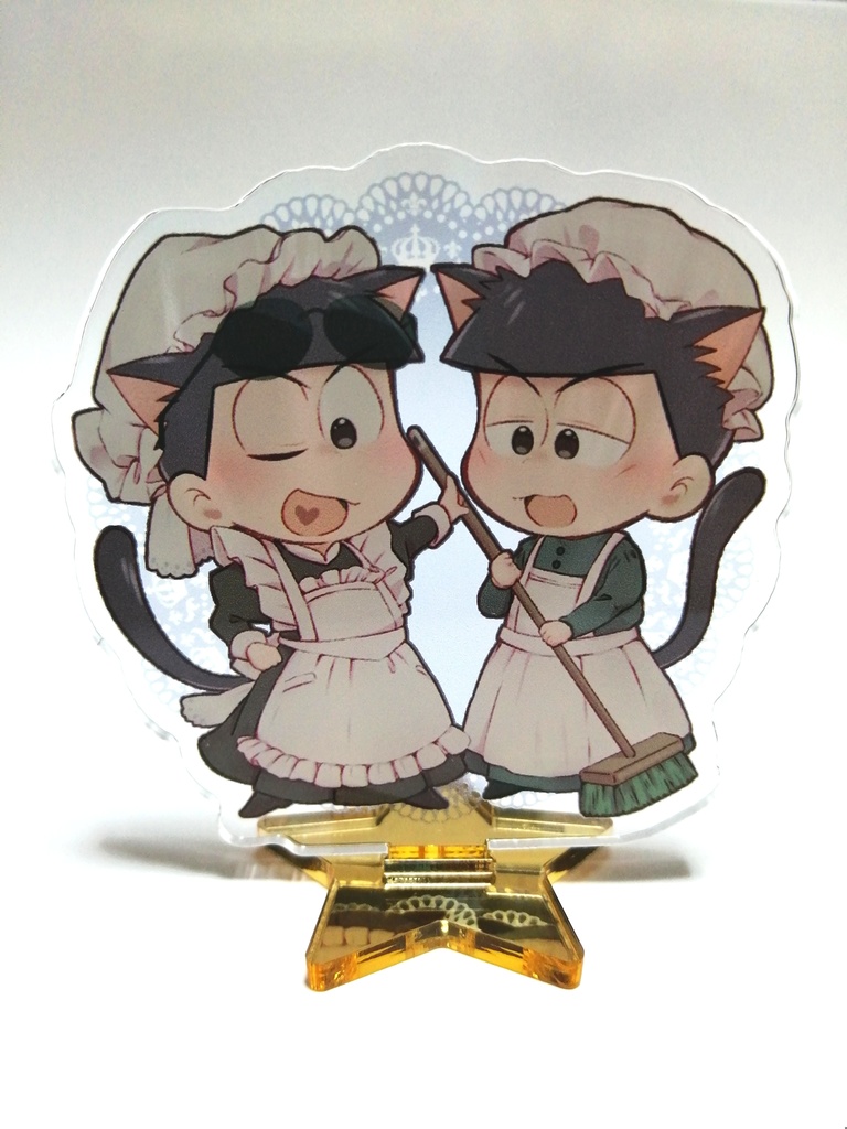 猫メイドアクリルスタンド