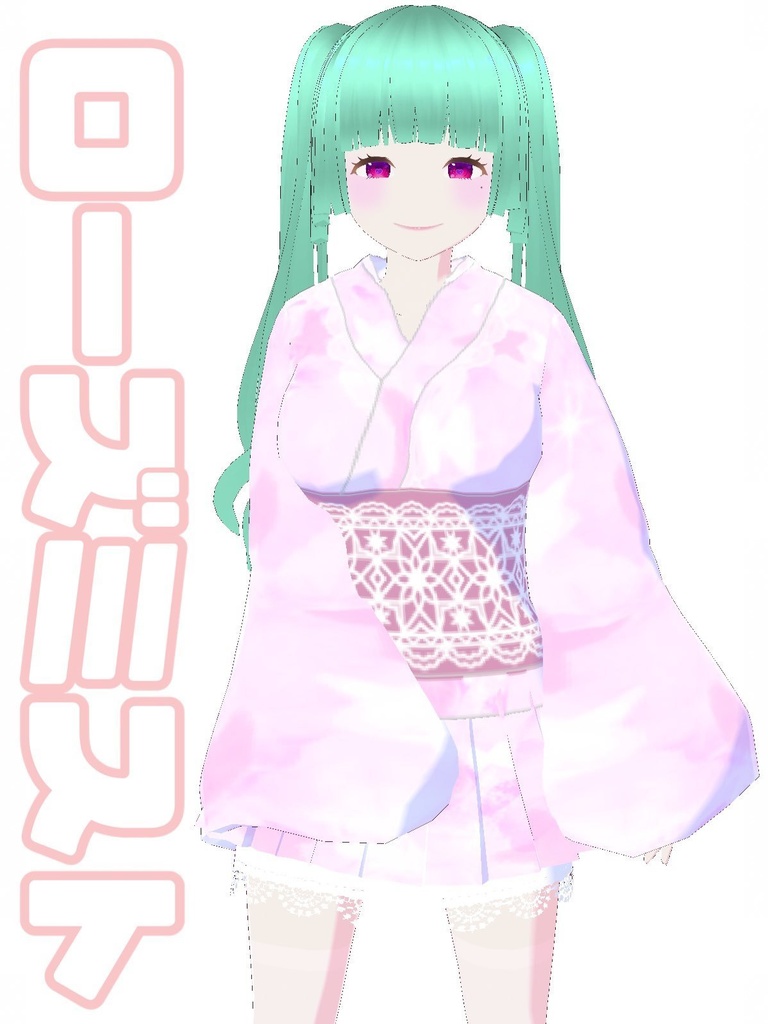 【VRoidテクスチャ】ゆめかわ浴衣