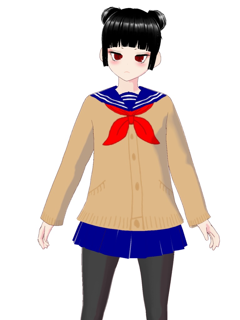 【VRoidテクスチャ】トガヒミコセーラー服