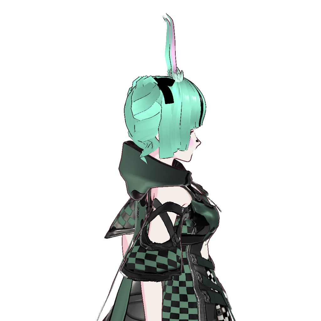 【VRoid用テクスチャ】うさみみ【カラー変更OK】