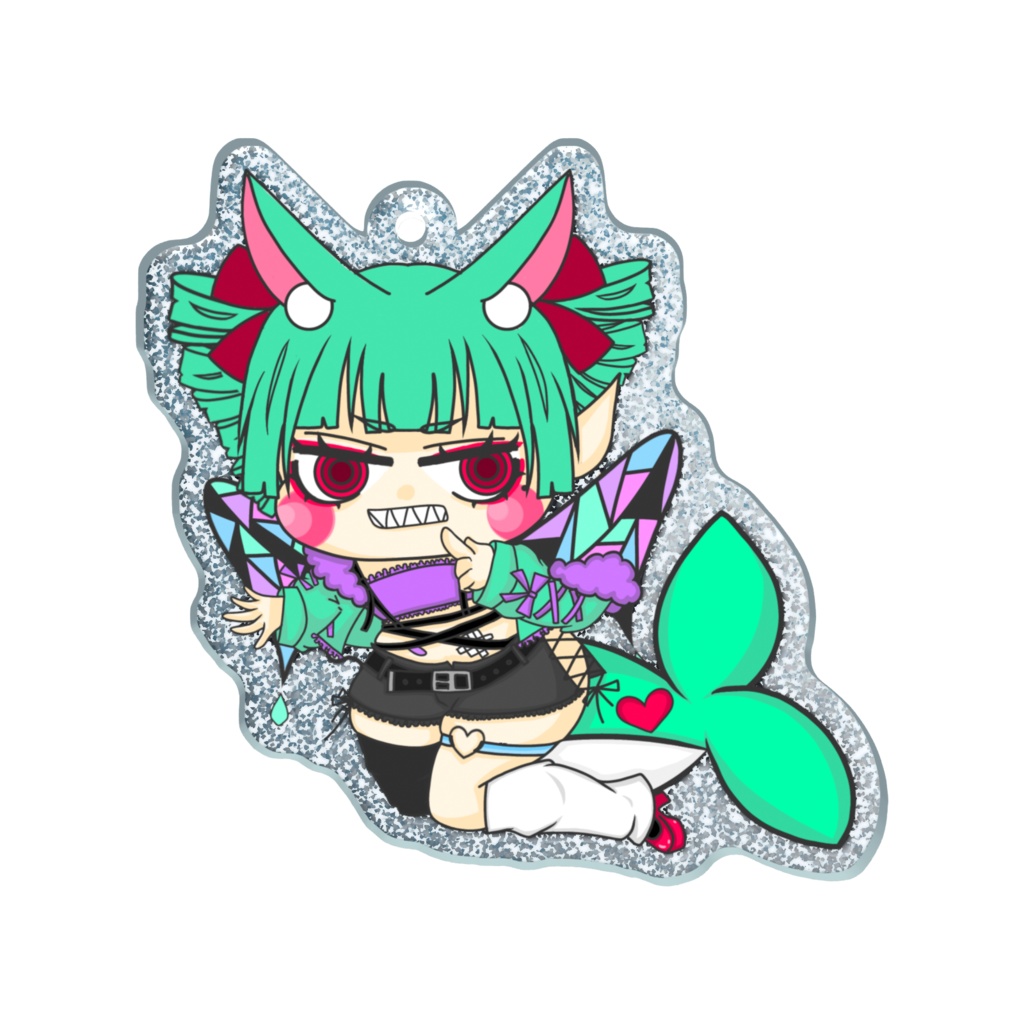 2026はぴば‐ギラギラとギザ歯を掛けたアクキー‐