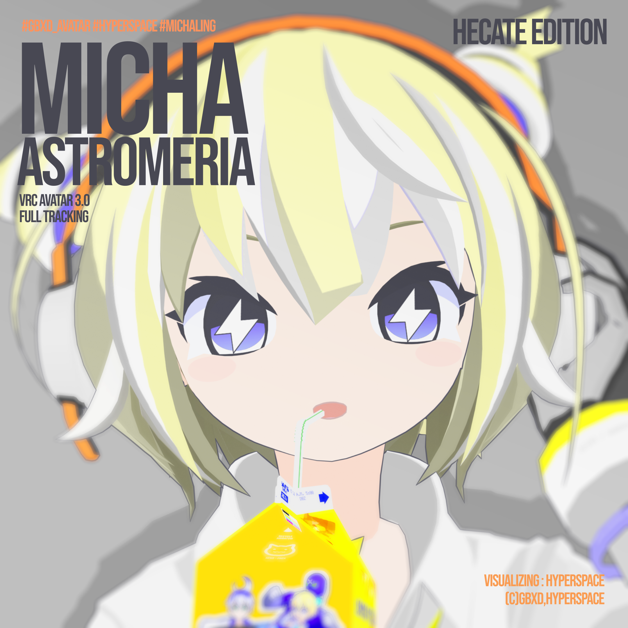 ミカ・アストロメリア【ヘカテー ed.】オリジナル3Dモデル・VRChat