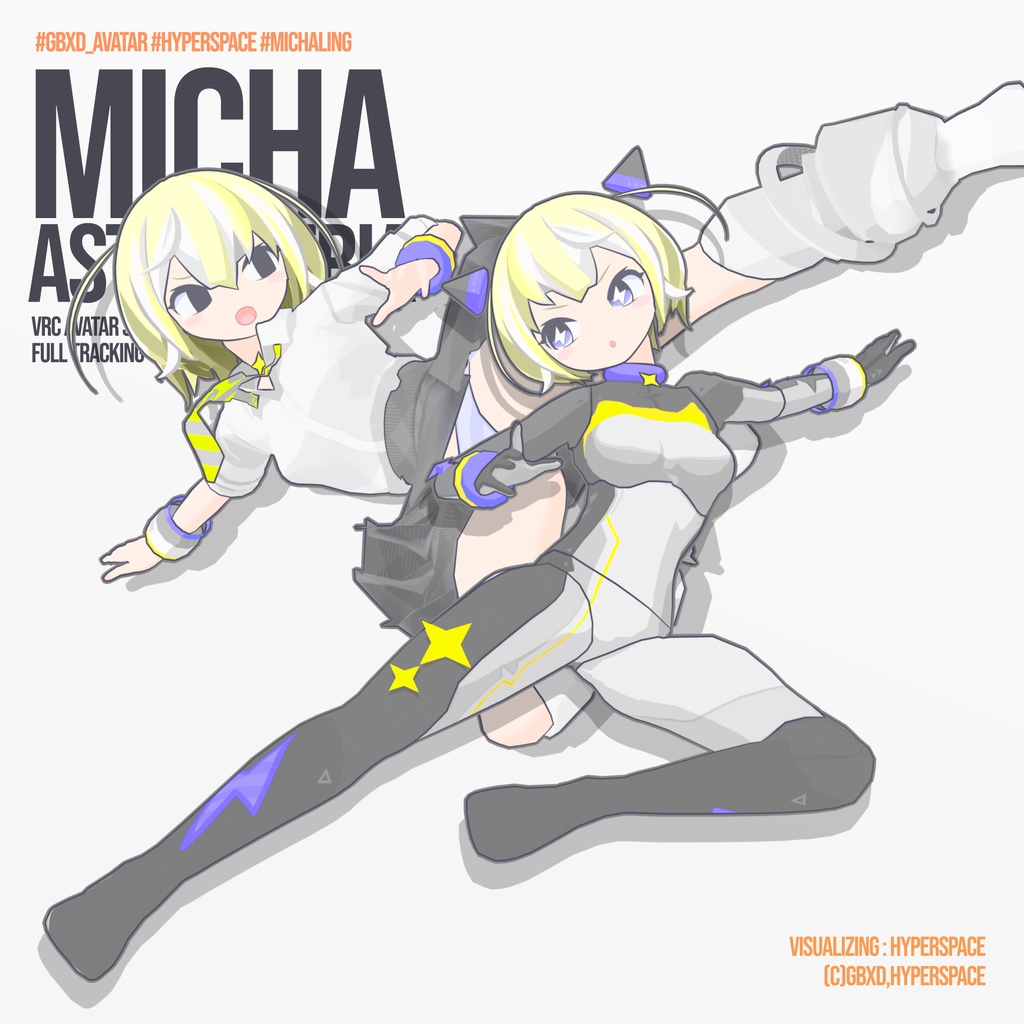 ミカ・アストロメリア【ヘカテー ed.】オリジナル3Dモデル・VRChat