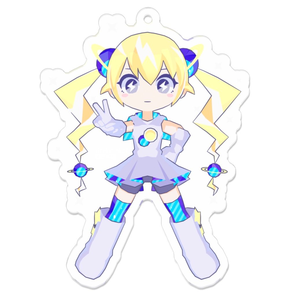 ピースこねるアクキー