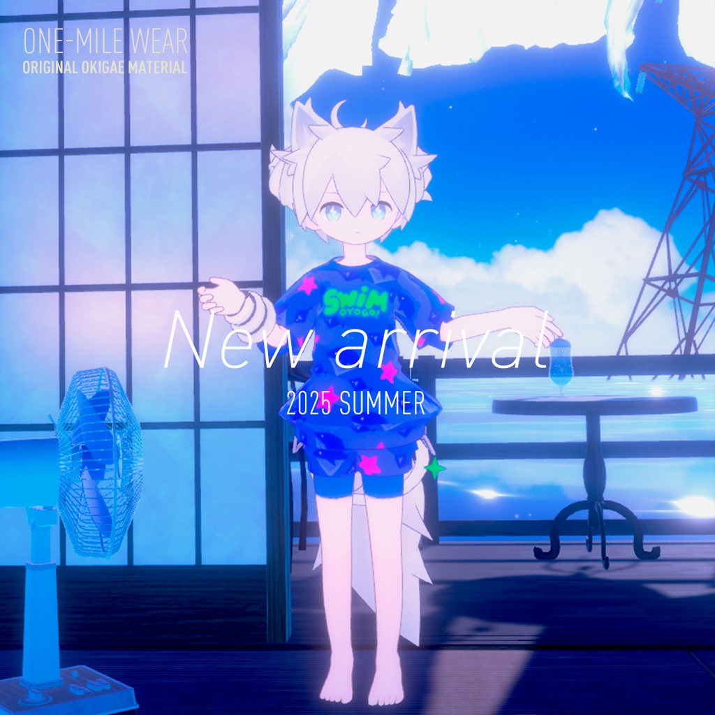 おつきみ / Otsukimi【オリジナル3Dモデル】VRChatアバター