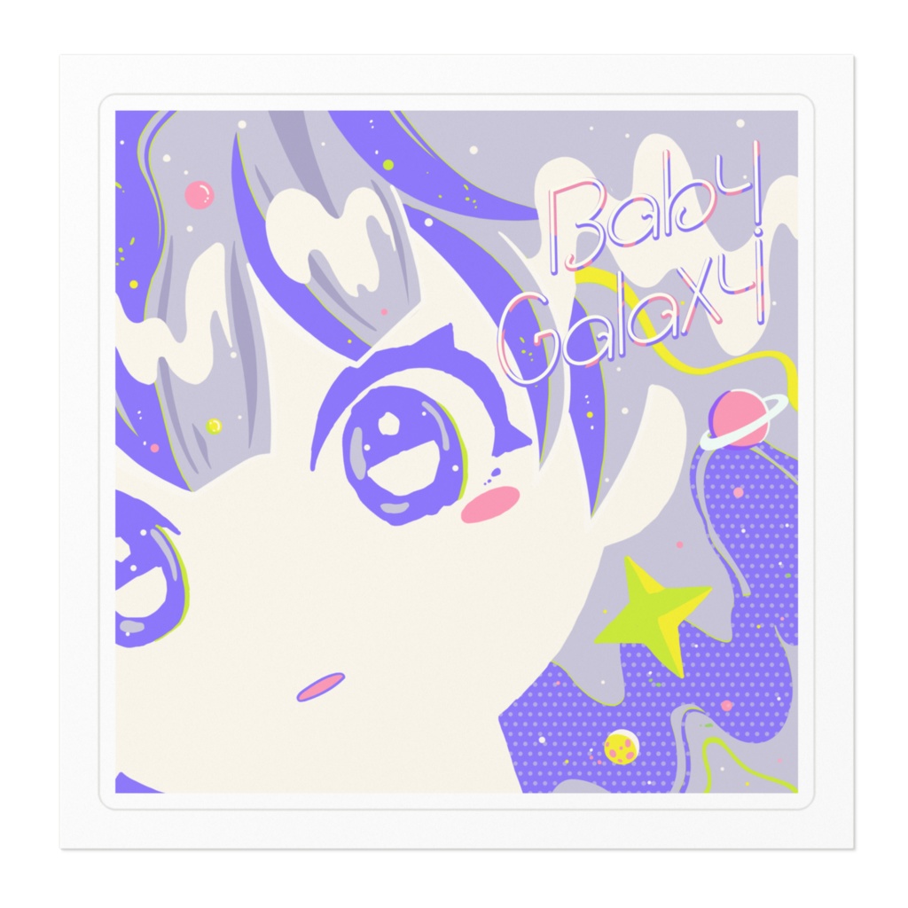 メトロミュー / METRO MEW ステッカー Baby Galaxy
