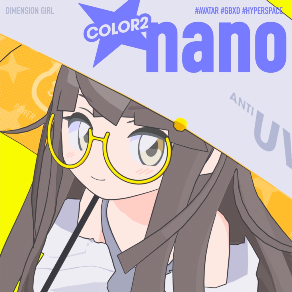 なの/nano【オリジナル3Dモデル】VRChatアバター⚡10月末までオマケ🎃付