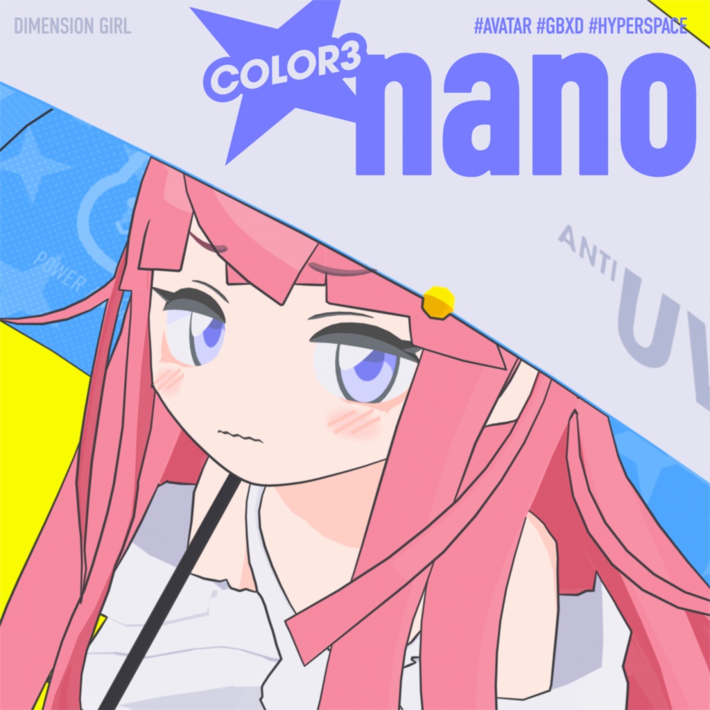 なの/nano【オリジナル3Dモデル】VRChatアバター⚡10月末までオマケ🎃付