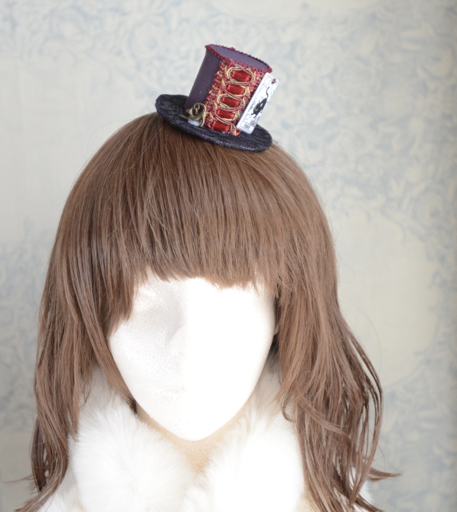 ミニハット(猫のタロットカード・力)