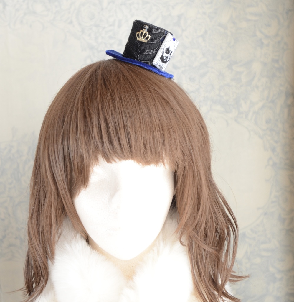 ミニハット(猫のタロットカード・皇帝)