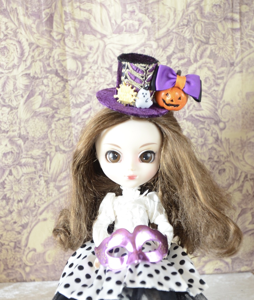 ミニハット(ハロウィン・ジャックオーランタンとおばけ)