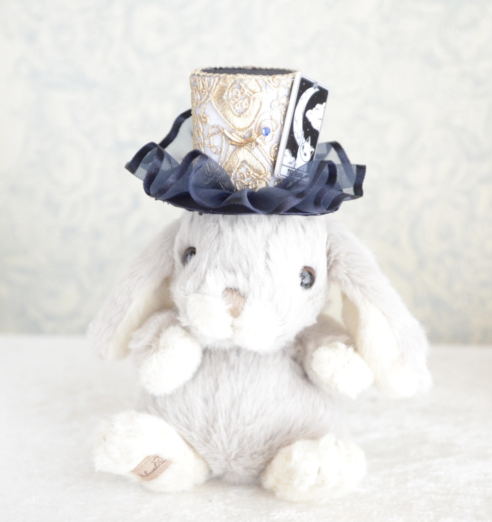 ミニハット(猫のタロットカード・月)