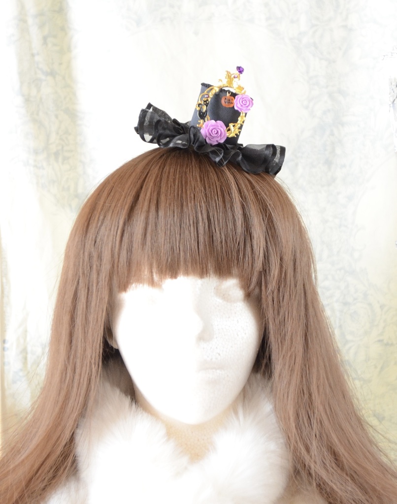 ミニハット(エレガンスハロウィン・ジャックオーランタン)