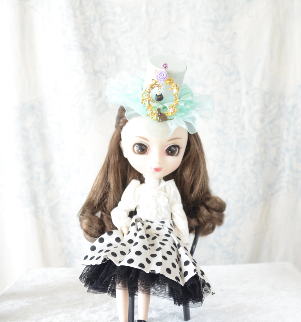 ミニハット(お姫様なハロウィン・ネコ)