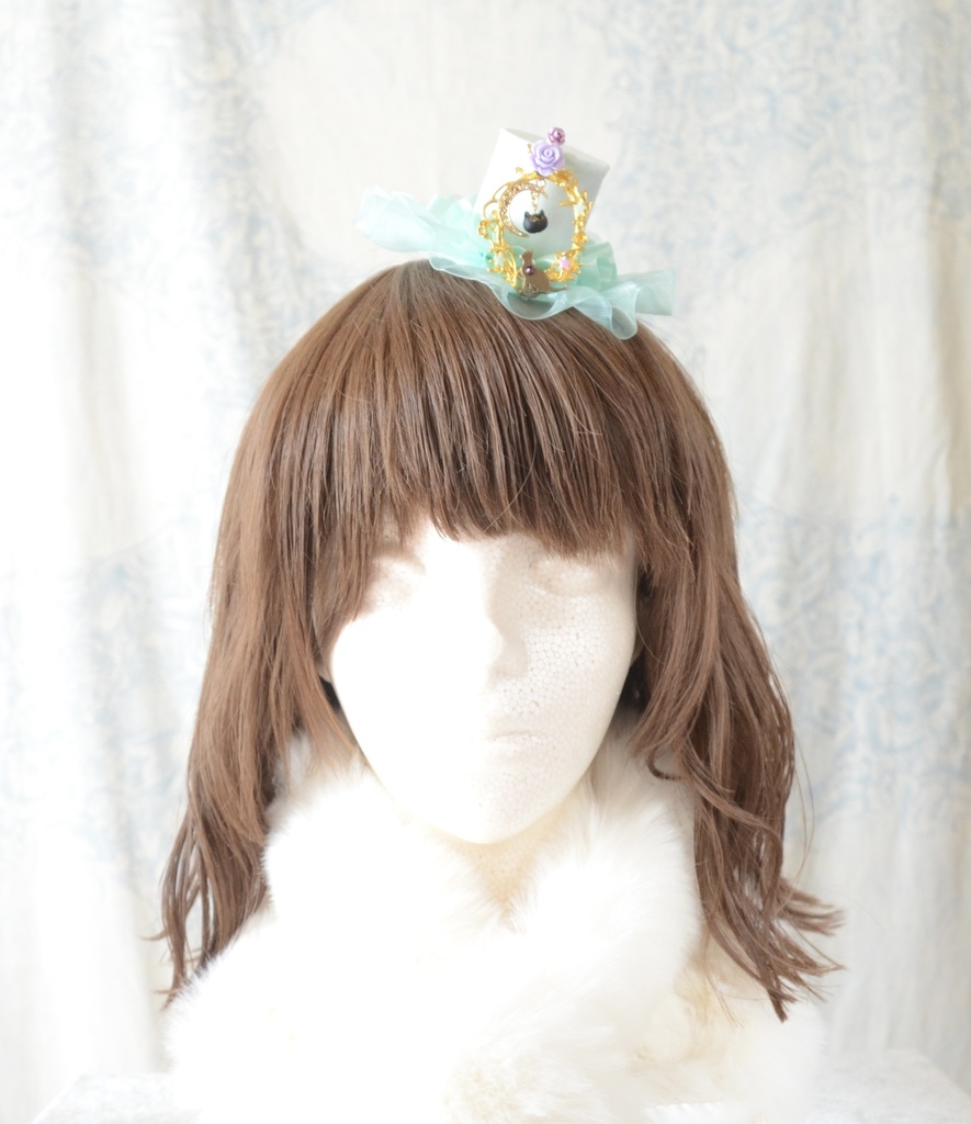 ミニハット(お姫様なハロウィン・ネコ)