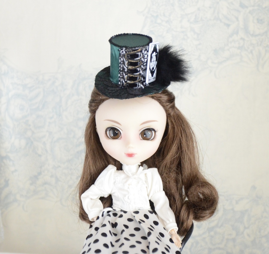 ミニハット(猫のタロットカード・運命の輪)