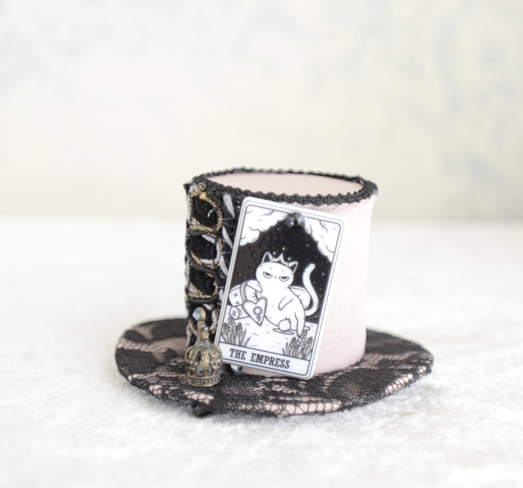 ミニハット(猫のタロットカード・女帝)