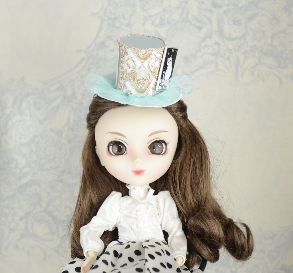 ミニハット(猫のタロットカード・星)