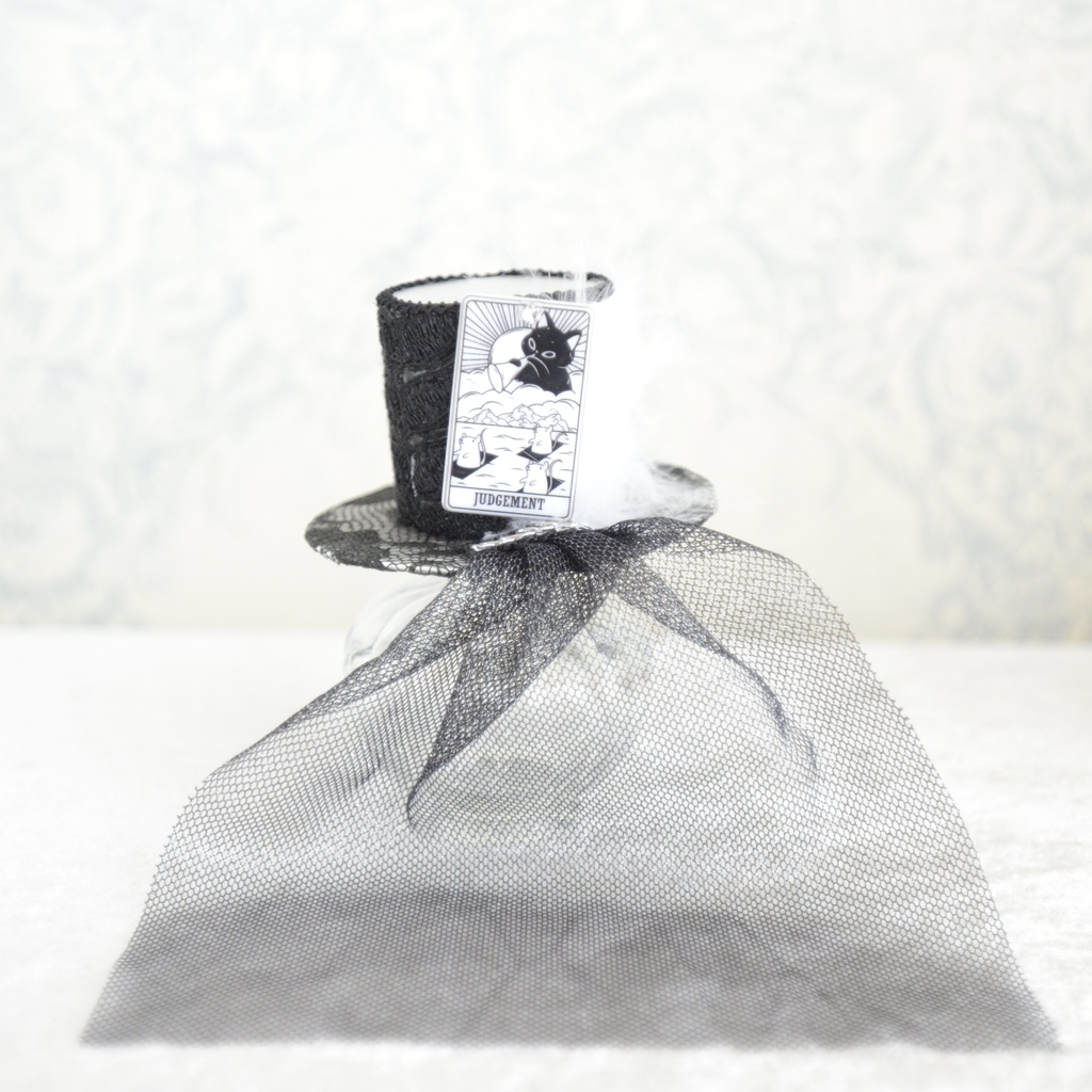 ミニハット(猫のタロットカード・審判)