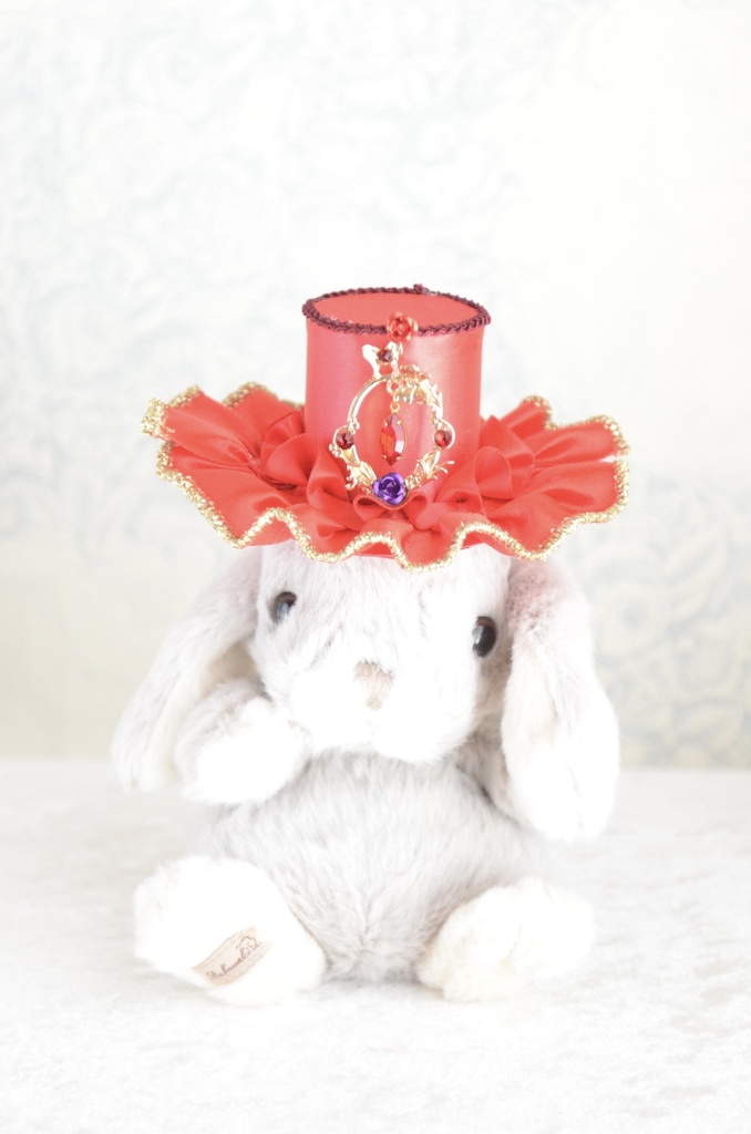 ミニハット(王女の庭園・レッド)