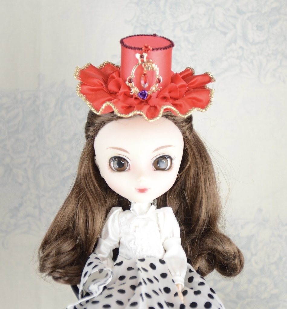 ミニハット(王女の庭園・レッド)