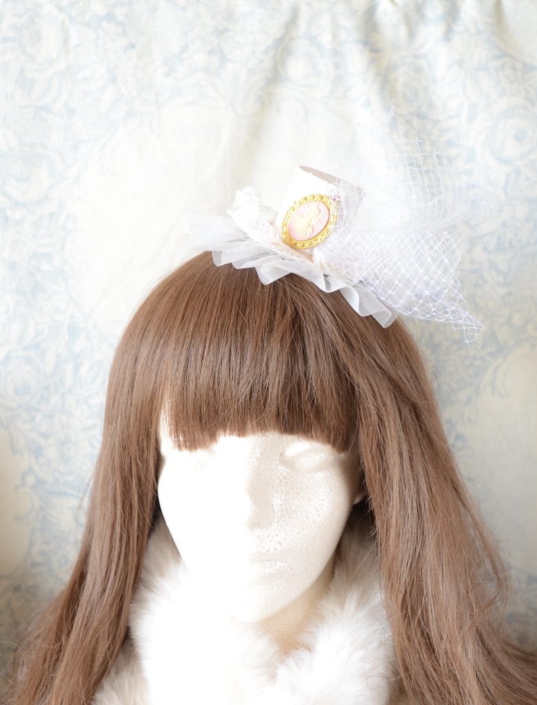 ミニハット(フェアリーカメオ・ピーチピンク)