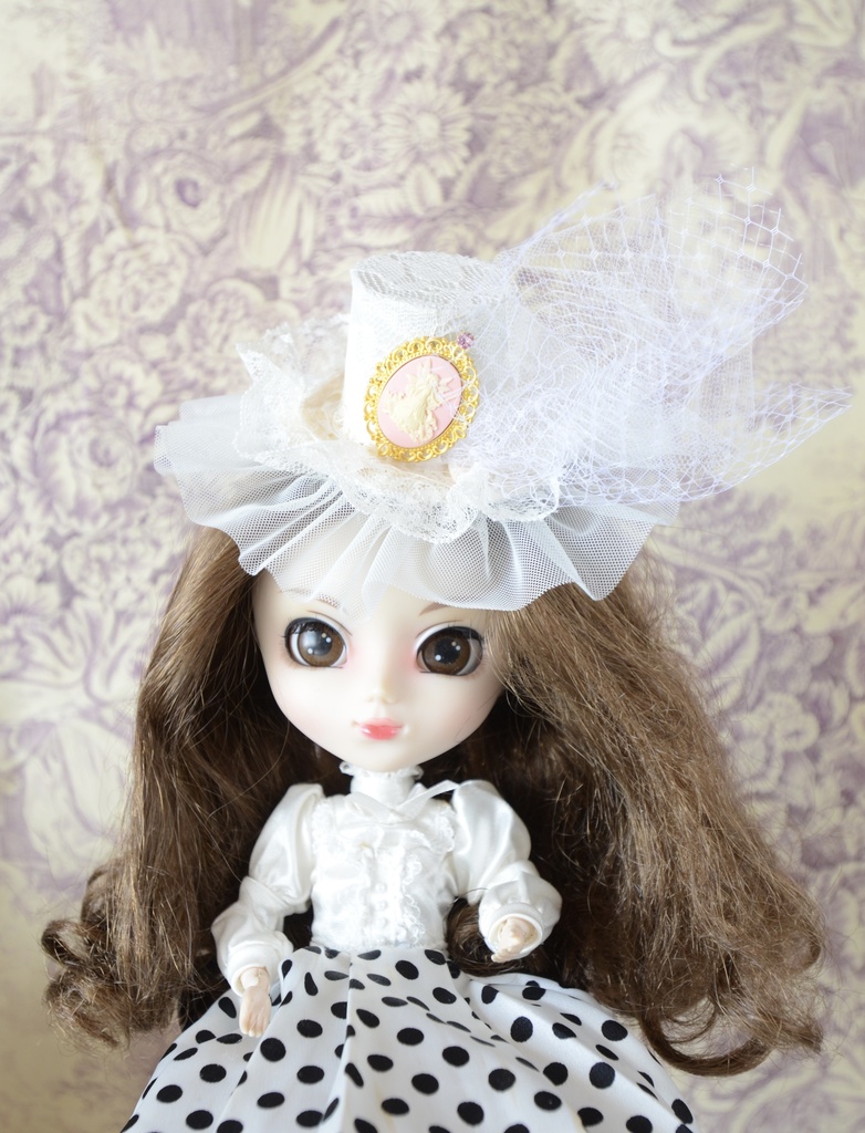 ミニハット(フェアリーカメオ・ピーチピンク)